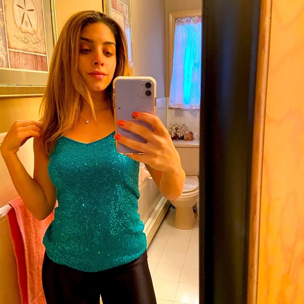 Express Teal Tank Top